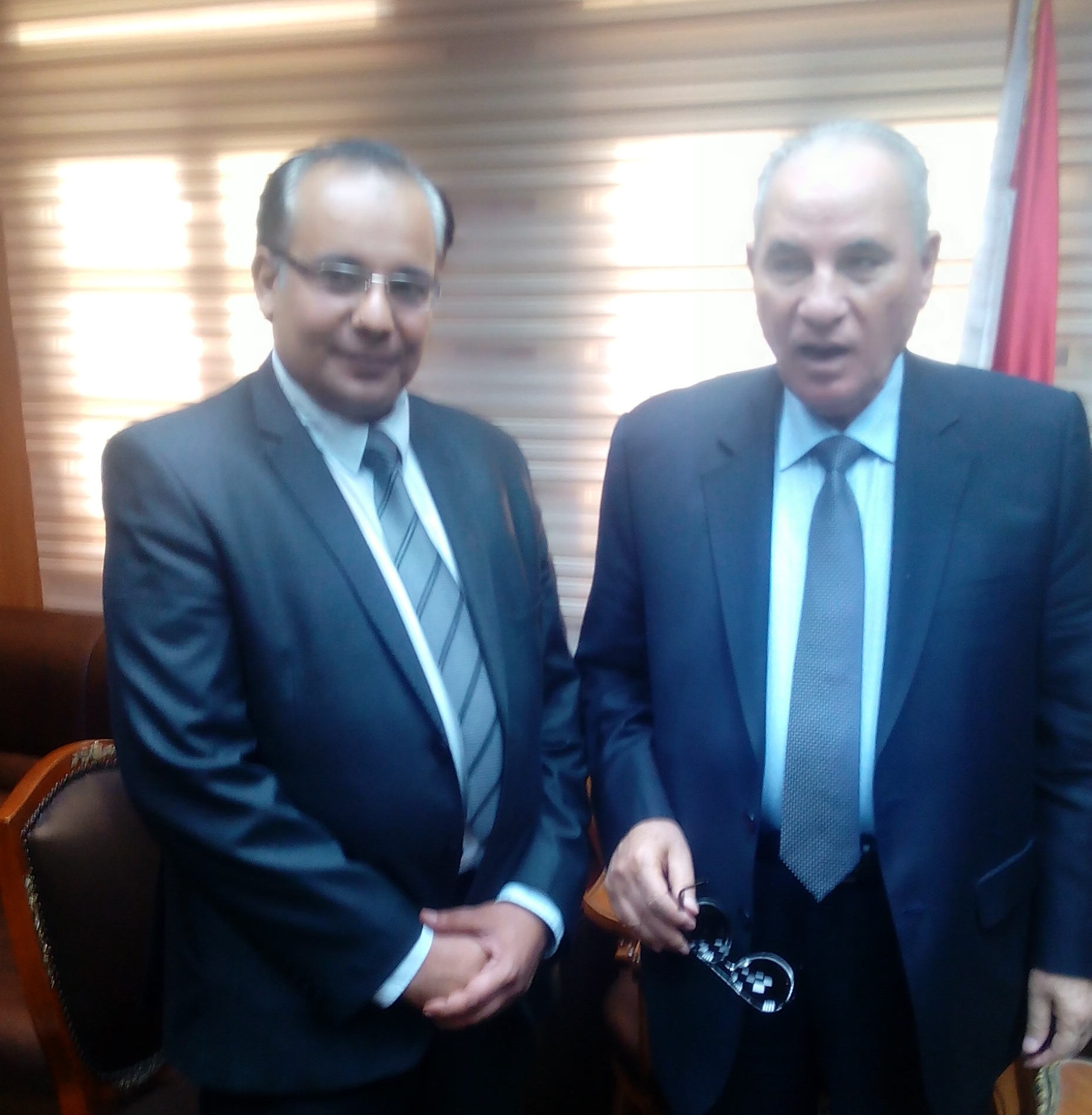 وزير العدل يلتقي برئيس إتحاد موثقي مصر